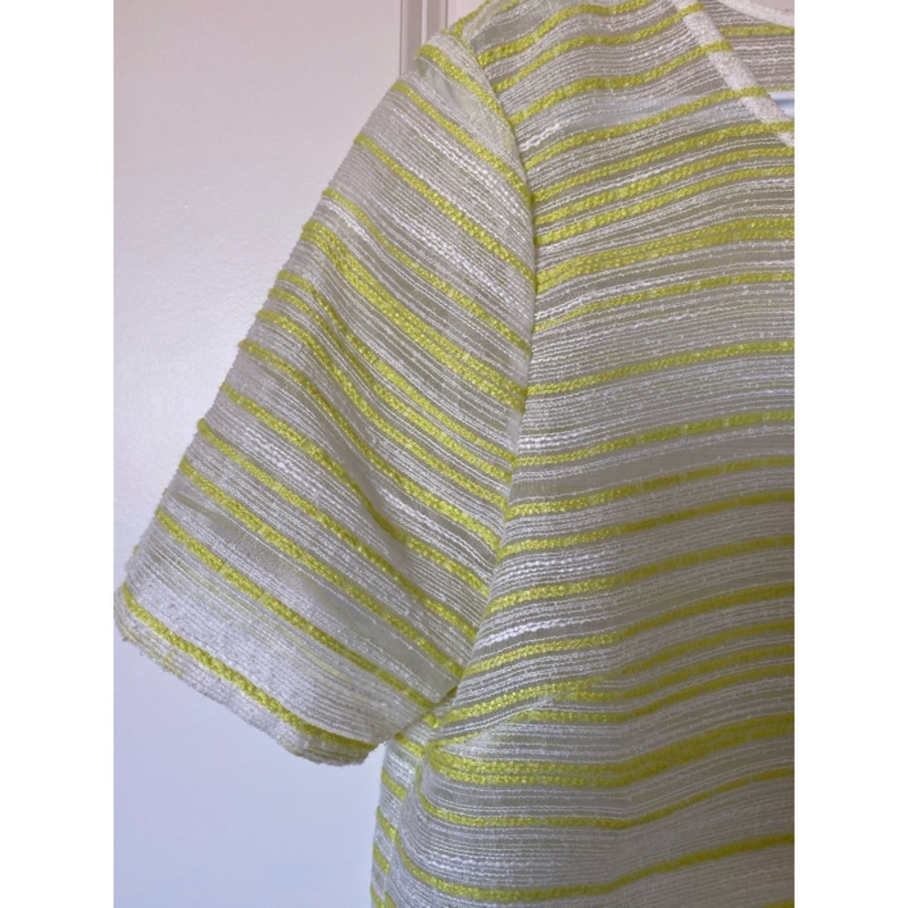 J.O.A. Boxy Stripped Stitched Top